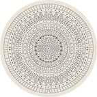Terrazzo 39 Reversible Round Silver