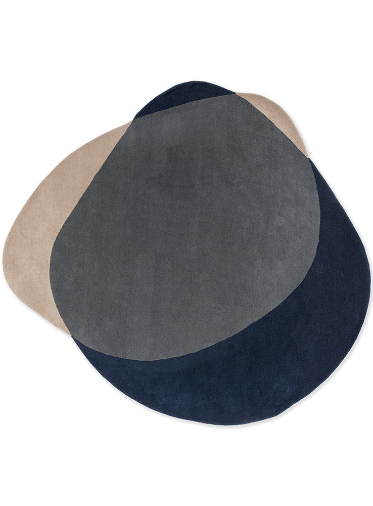 Brink & Campman Element Arp Blue 087608 Round Rug
