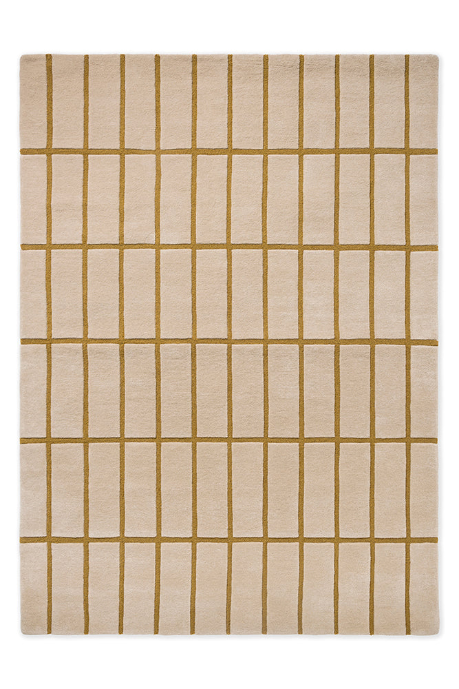 Marimekko Tiiliskivi Bronze Yellow 132906 Rug