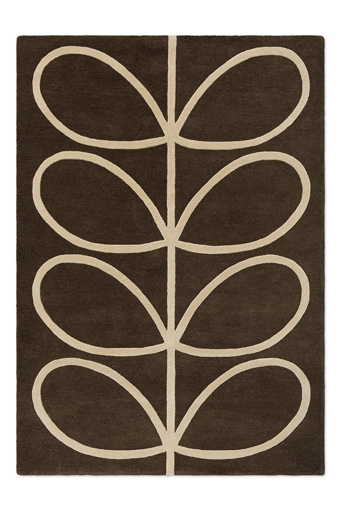Orla Kiely Giant Linear Stem Walnut 059401 Rug
