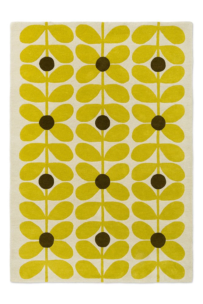 Orla Kiely Sixties Stem Yellow 158106 Rug