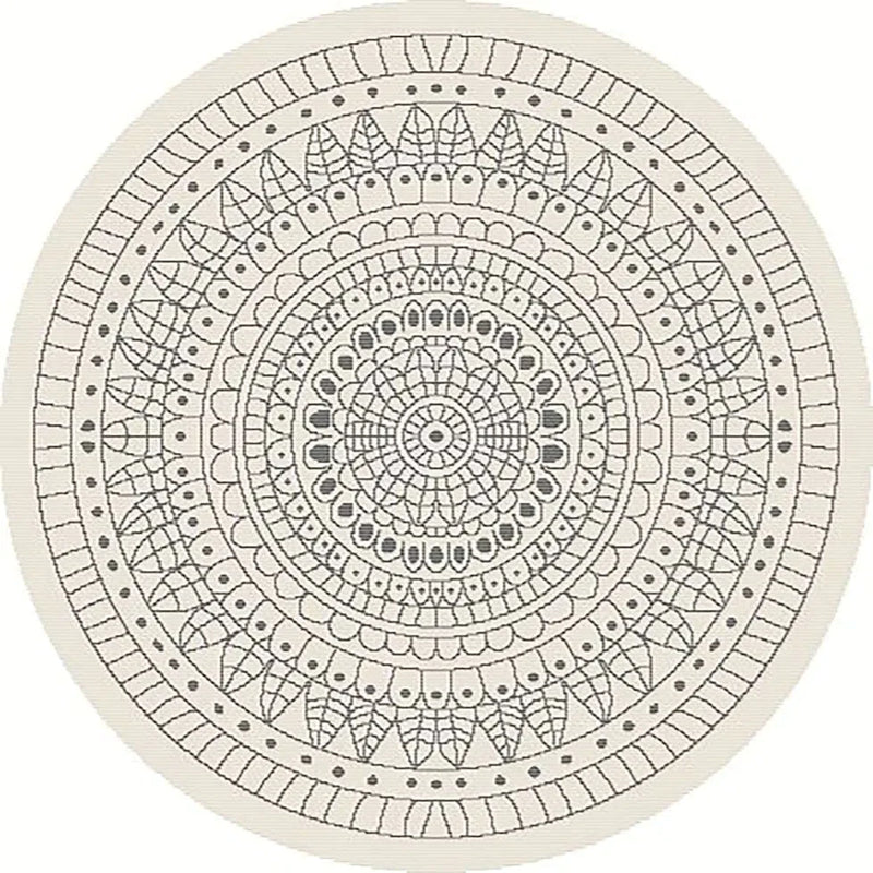 Terrazzo 39 Reversible Round Silver