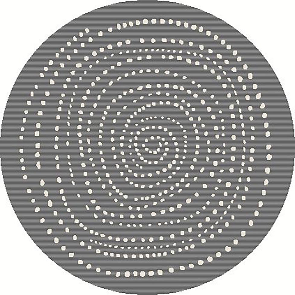 Terrazzo 40 Reversible Round Silver