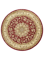 Granada Round 15 Red Traditional super thick Rug