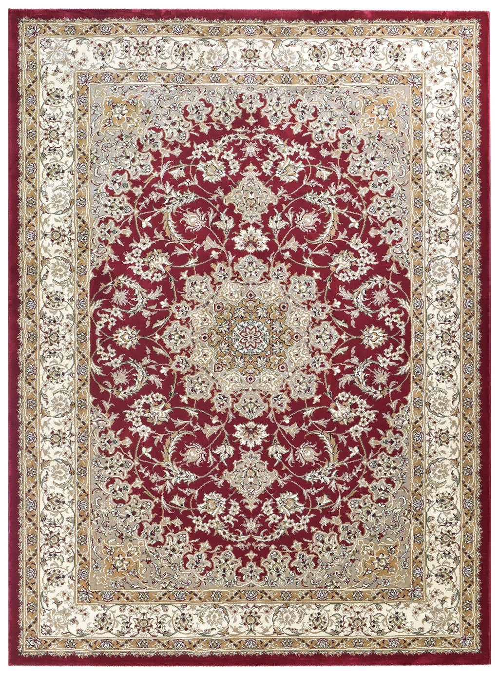 Granada 15 Red Traditional super thick Rug
