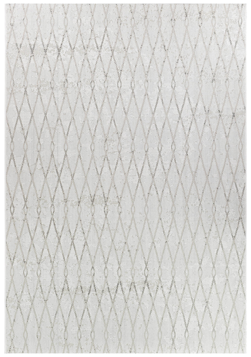 Alma 28 Cream Beige Outdoor Rug