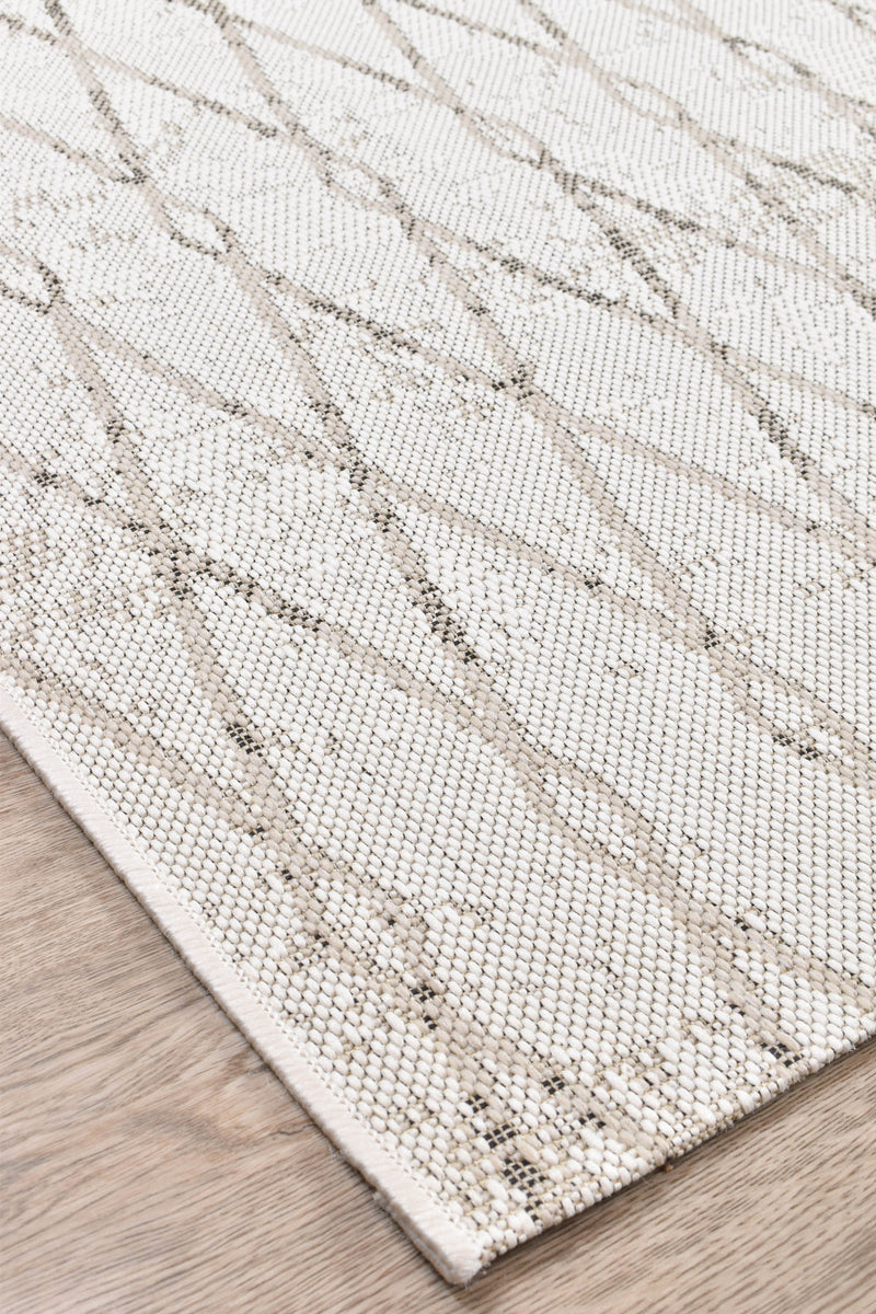 Alma 28 Cream Beige Outdoor Rug