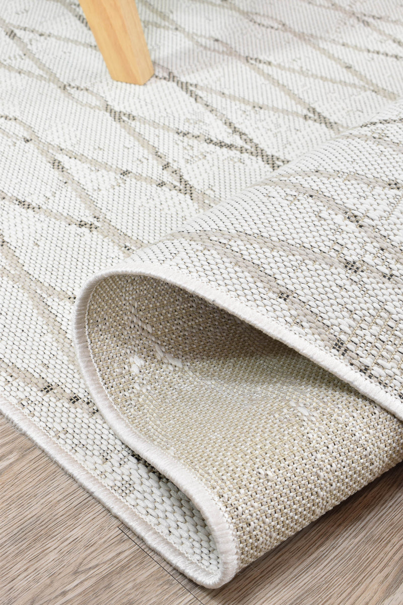 Alma 28 Cream Beige Outdoor Rug