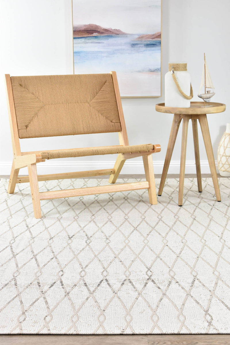Alma 28 Cream Beige Outdoor Rug