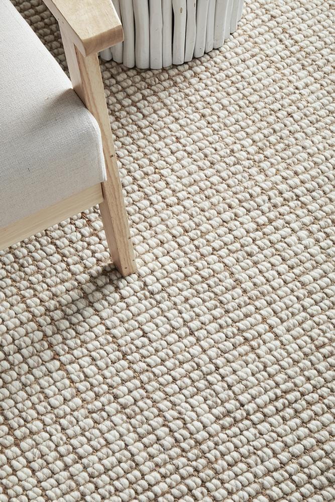 Arabella Natural Wool Jute Rug