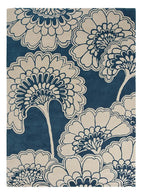 Florence Broadhurst Japanese Floral Midnight 039708