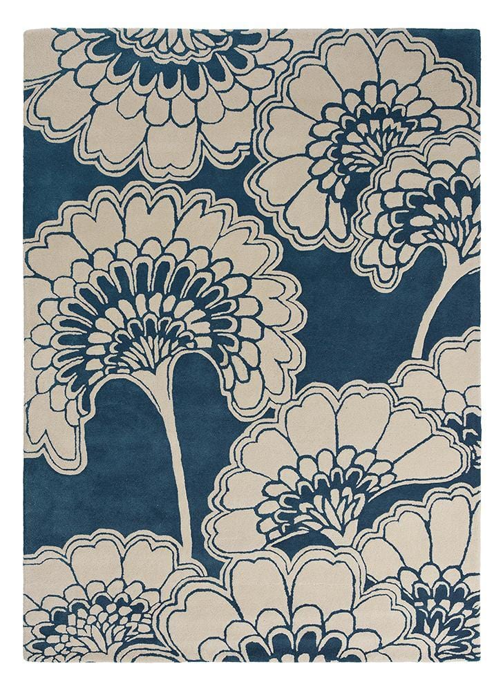 Florence Broadhurst Japanese Floral Midnight 039708