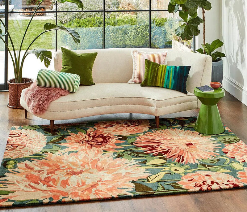 Harlequin Rugs Dahlia Coral Wilderness 142408