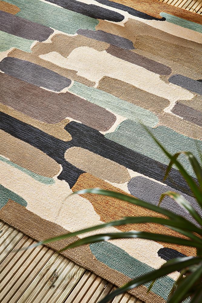 Harlequin Trattino Sea Glass Outdoor Rug 444804