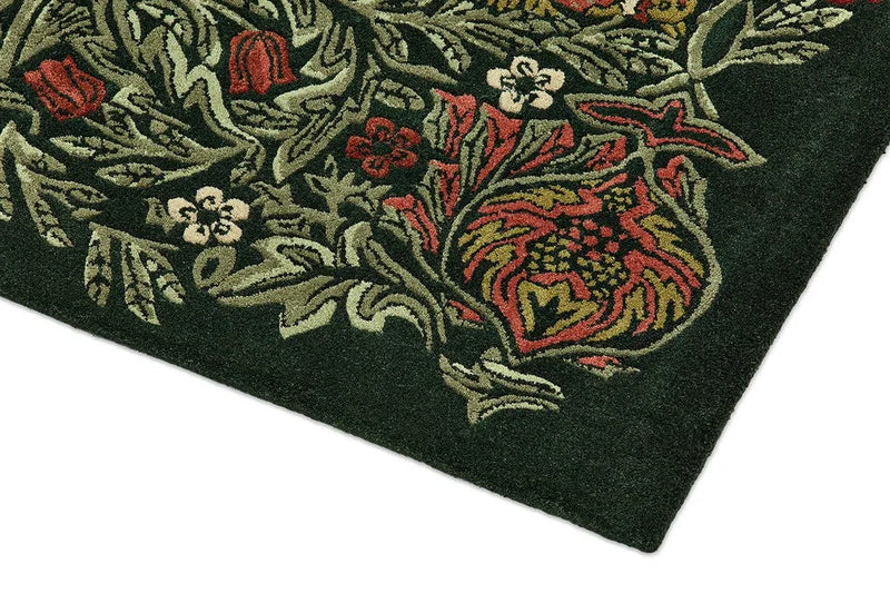 Morris & Co Bird Tump Green 128307 Rug