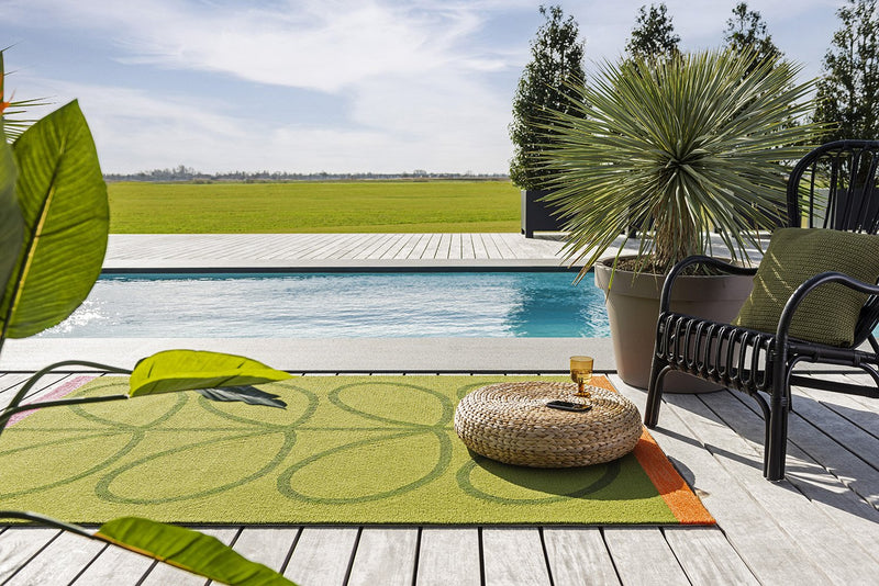 Orla Kiely Giant Linear Stem Seagrass Outdoor Rug 460607