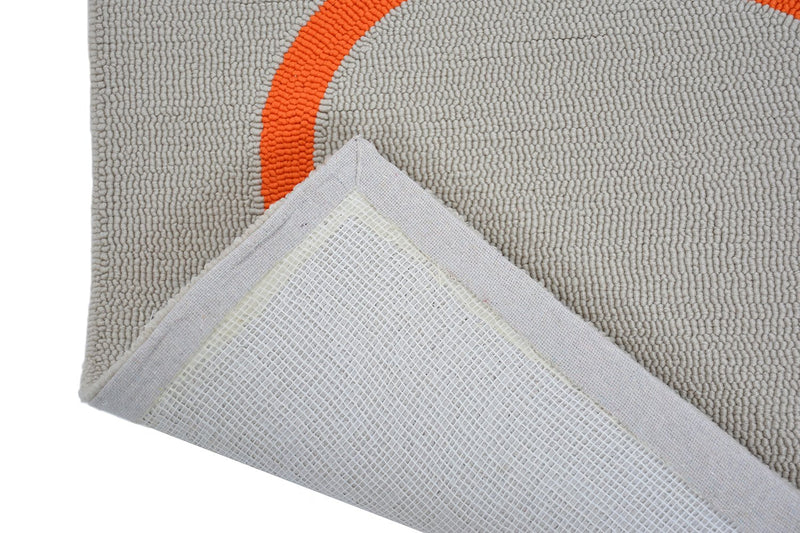 Orla Kiely Giant Linear Stem Persimmon Outdoor Rug 460703