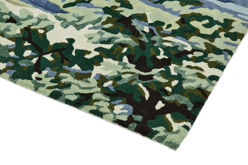 Sanderson Ancient Canopy Forest Green 146708 Rug