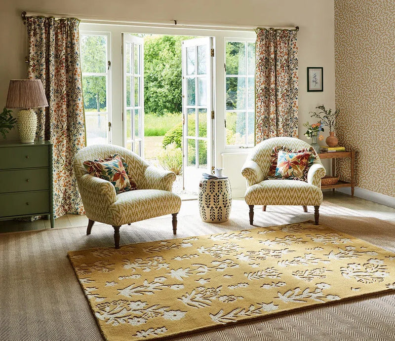 Sanderson Woodland Glade Gold 146806 Rug