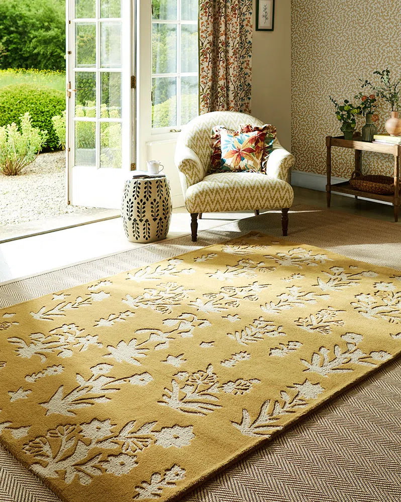 Sanderson Woodland Glade Gold 146806 Rug