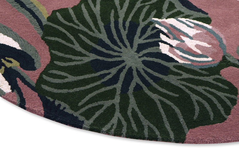 Wedgwood Waterlily Dusty Rose 038602 Round