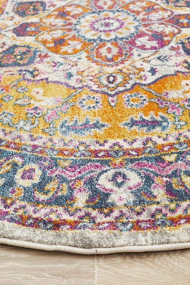 Babylon 207 Multi Round Rug