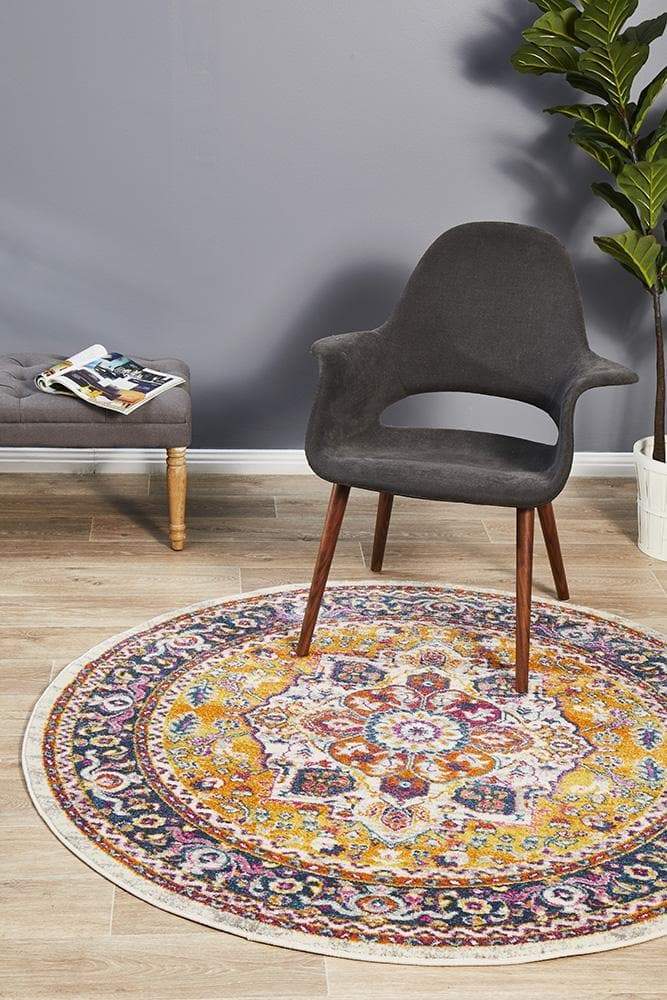 Babylon 207 Multi Round Rug