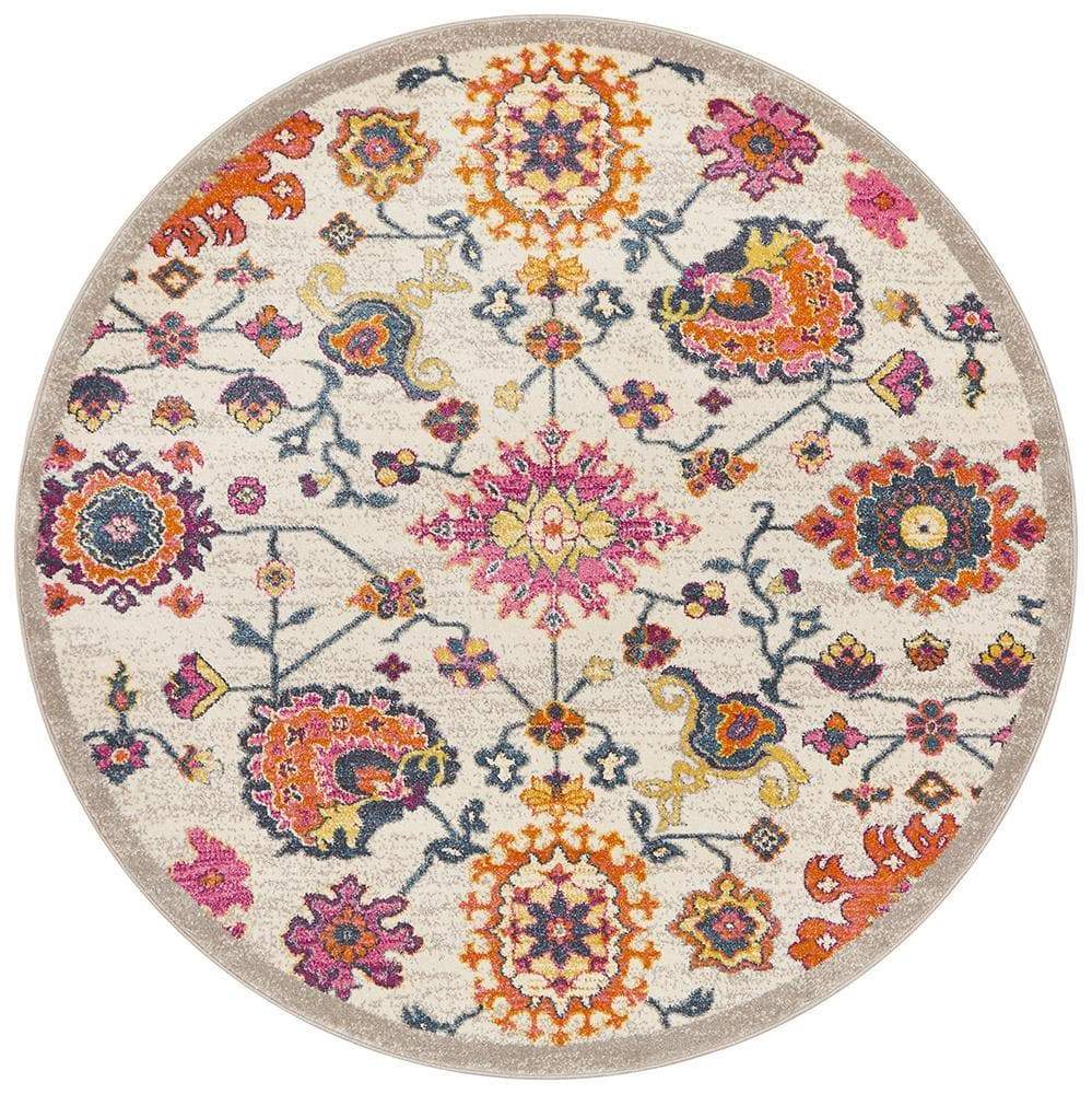 Babylon 208 Multi Round Rug