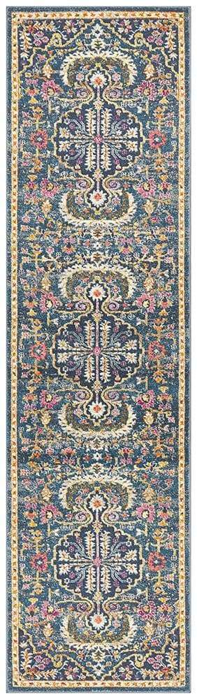 Babylon 209 Navy Runner Rug