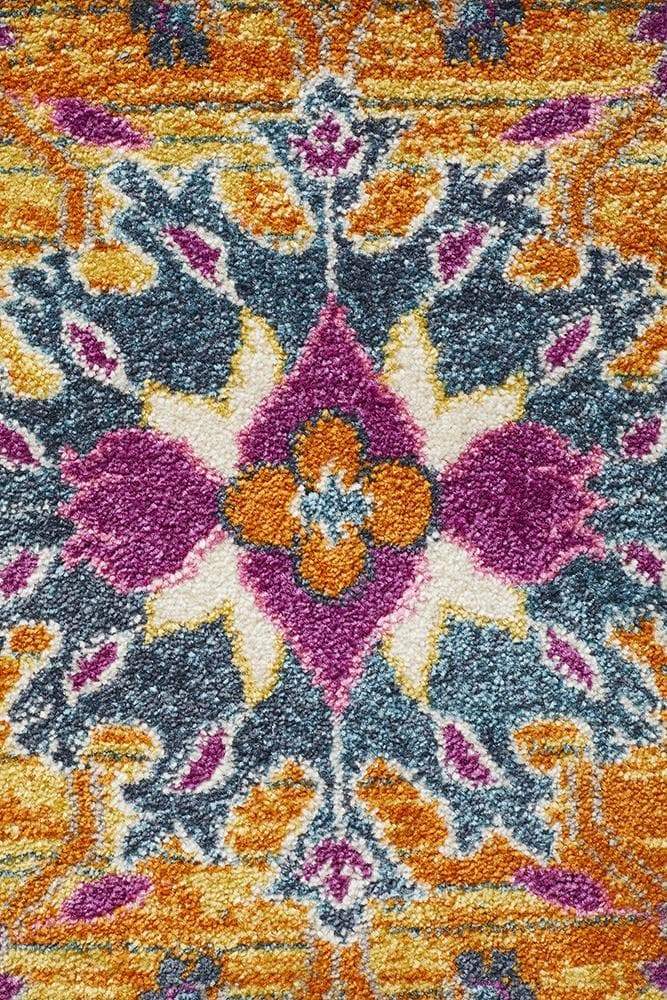 Babylon 210 Rust Round Rug