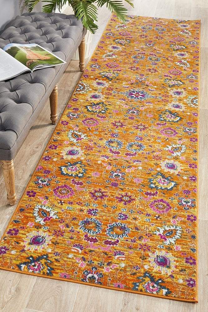 Babylon 210 Rust Runner Rug