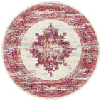 Babylon 211 Pink Round Rug