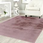 Blush Pony Ultra Soft Faux Fur Luxurious Modern Rug Floor Mat