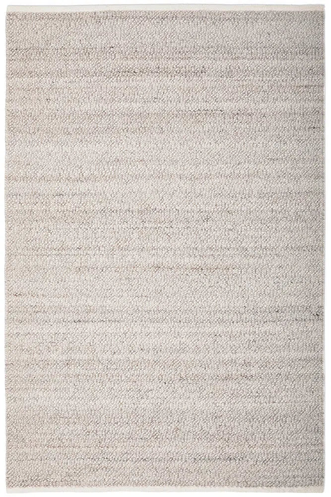 Boucle Natural Wool Rug