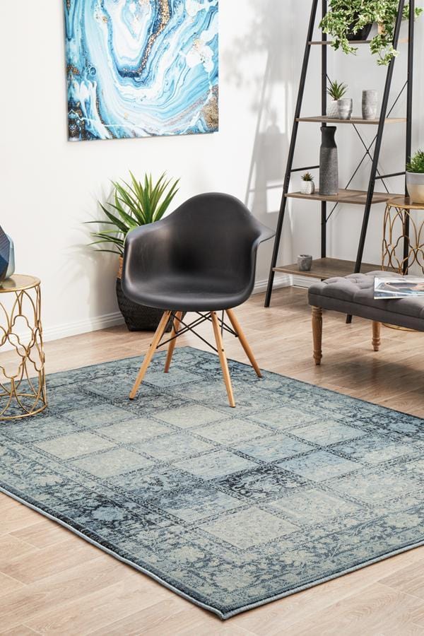 Heritage Paradise Navy Rug