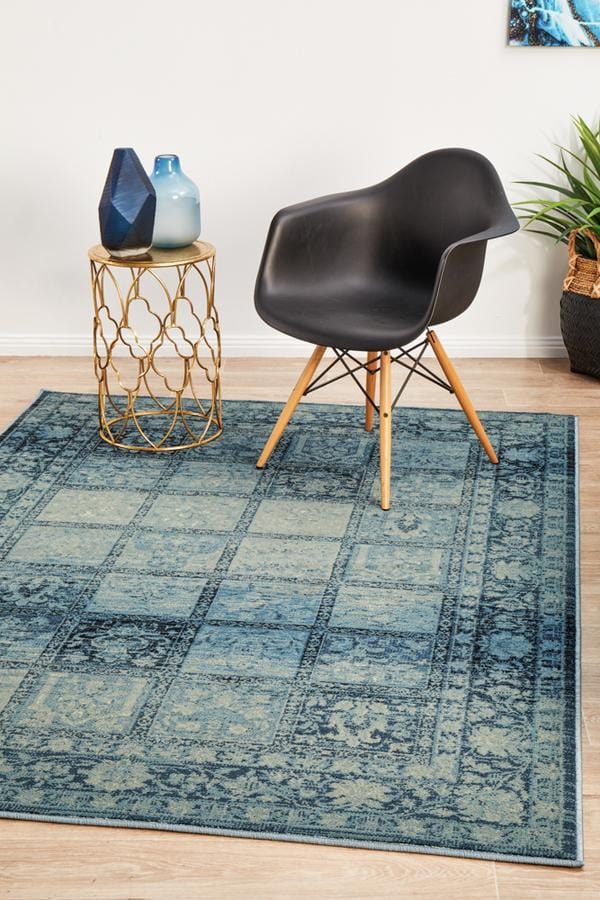 Heritage Paradise Navy Rug