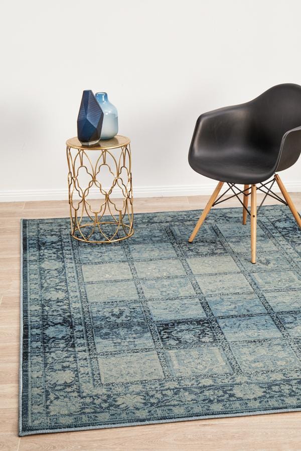Heritage Paradise Navy Rug