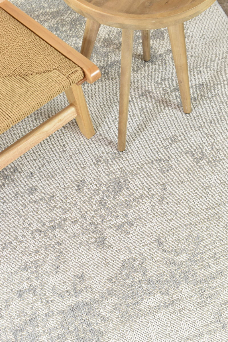 Carmel Silver Indoor Outdoor Rug
