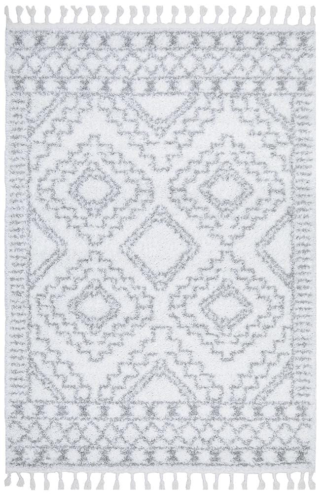 Casablanca Fez White Rug