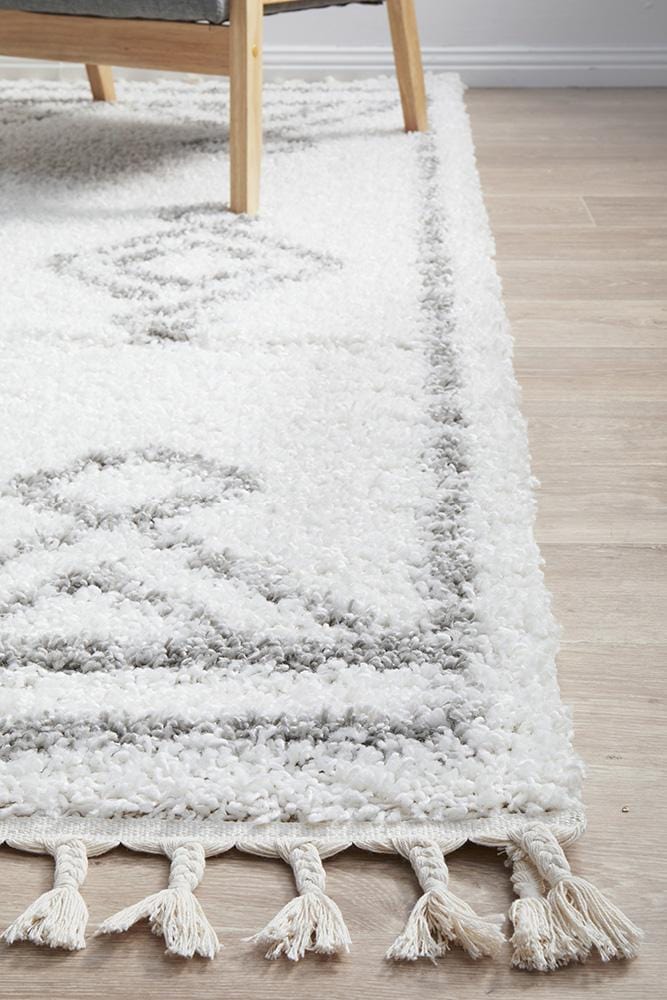 Casablanca Temara White Rug