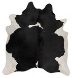 Exquisite Natural Cow Hide Black White