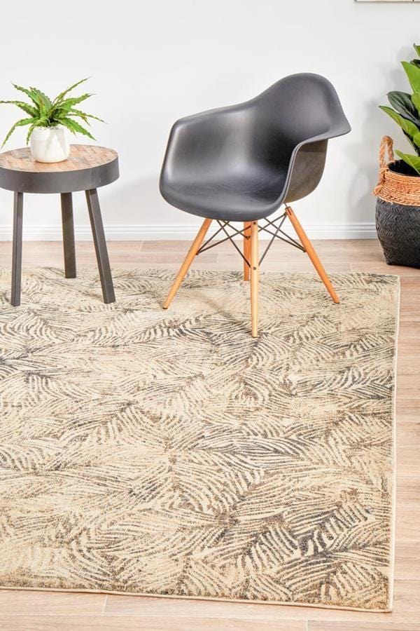 Artistic Nature Modern Charcoal Rug