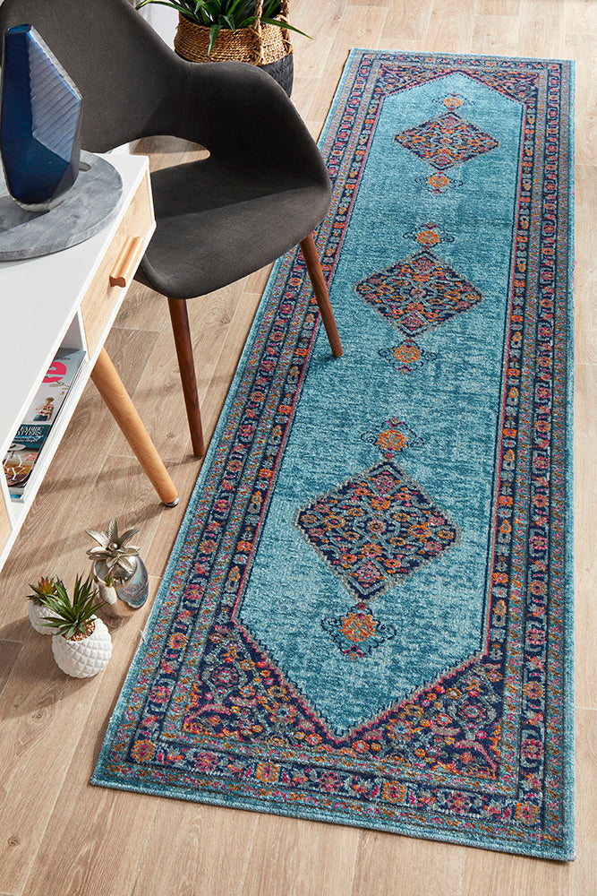 Whisper Diamond Blue Rug