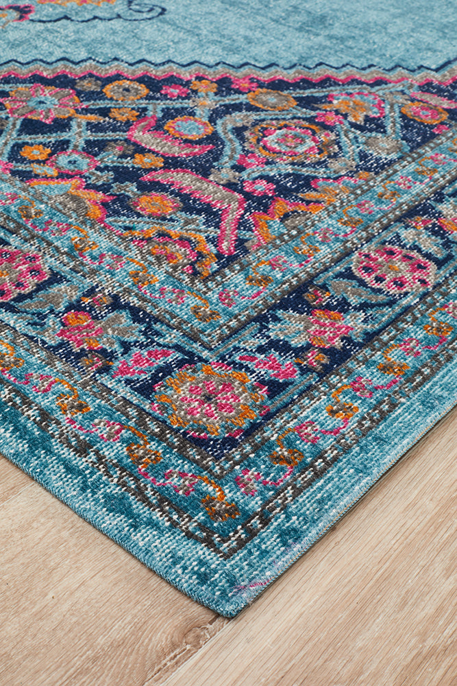 Whisper Diamond Blue Rug