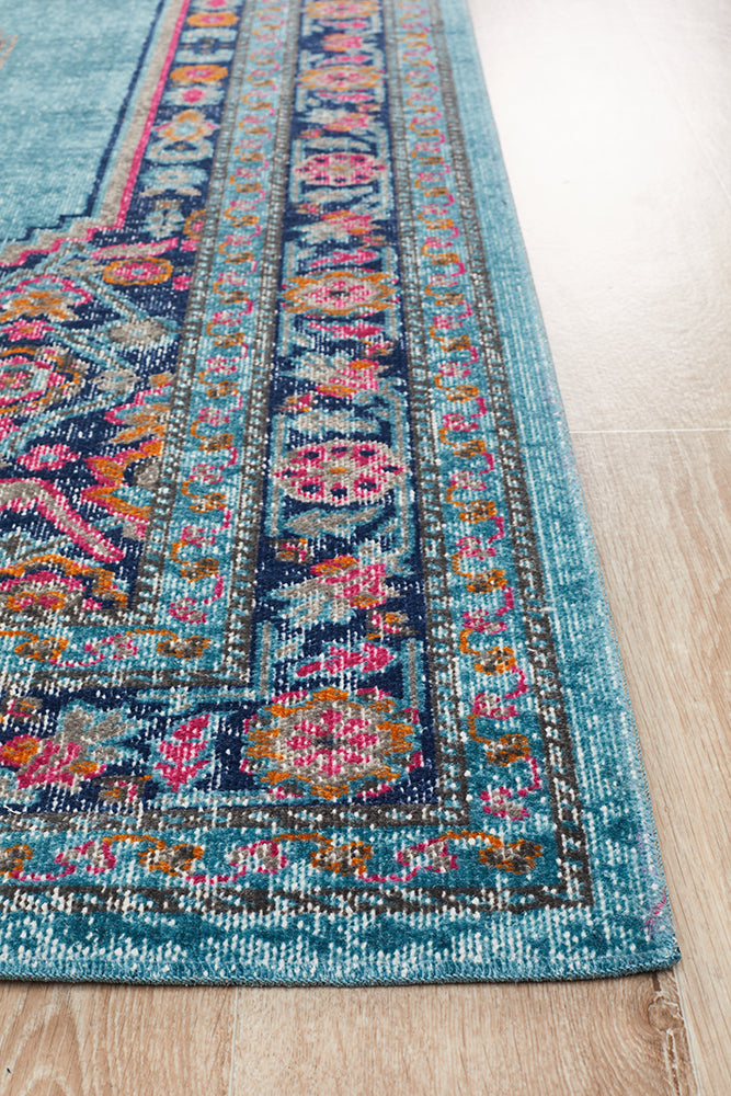 Whisper Diamond Blue Rug