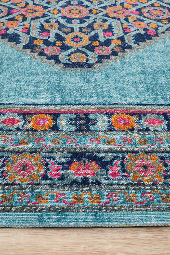 Whisper Diamond Blue Rug