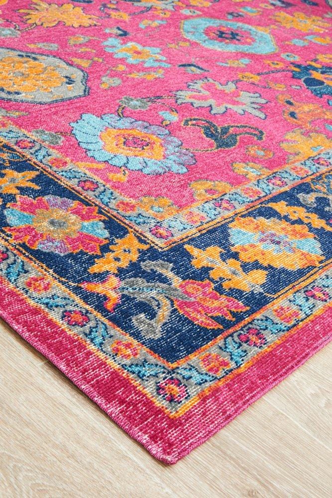 Whisper Corners Pink Rug