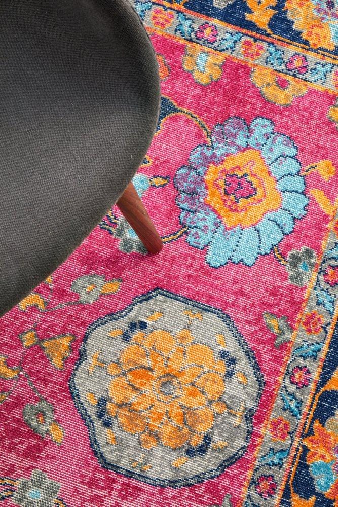Whisper Corners Pink Rug