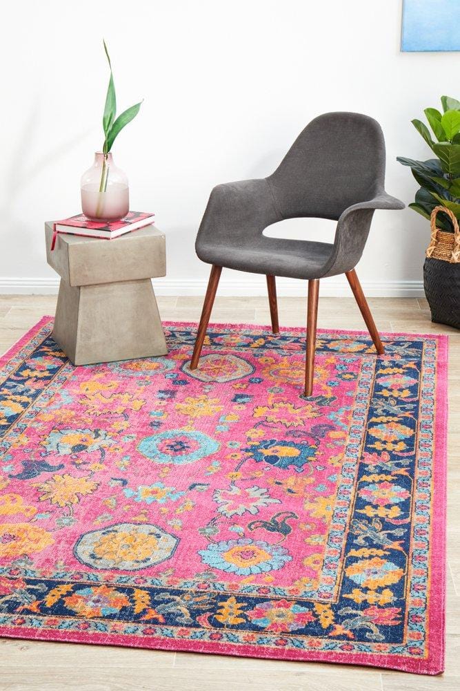 Whisper Corners Pink Rug