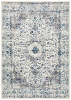 Evoke Mist White Transitional Rug